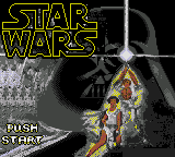 Star Wars title screen for Sega Game Gear